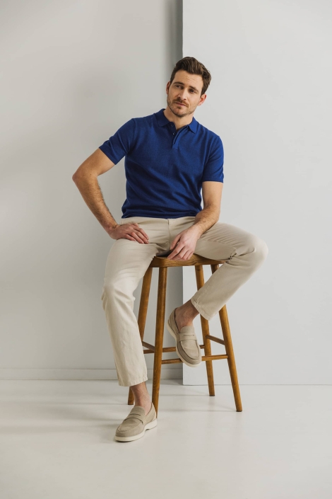 State of Art poloshirt knitted ss